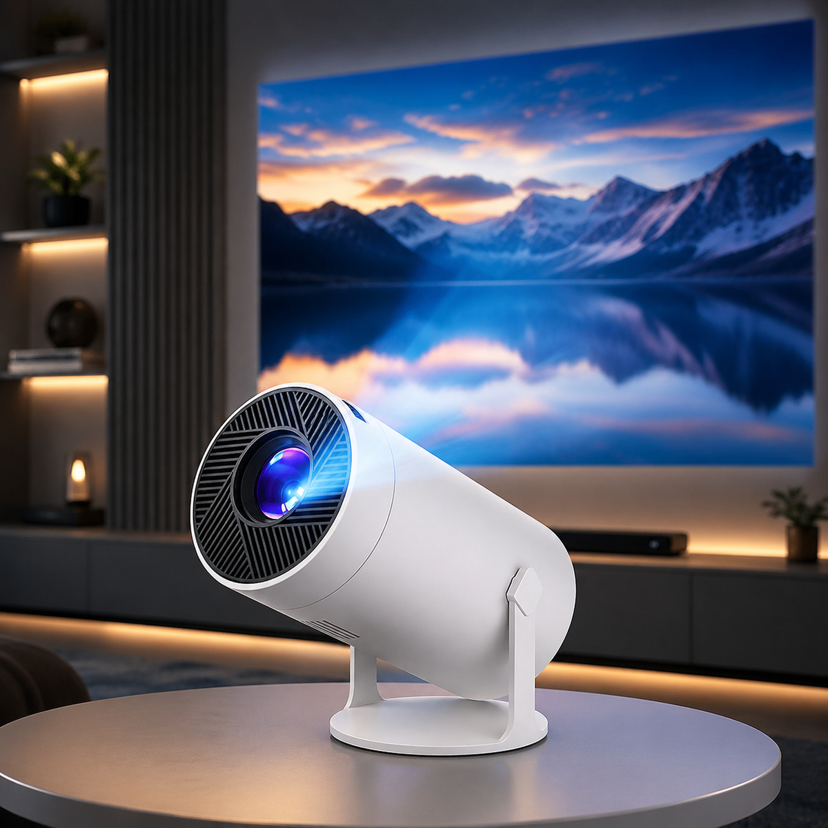 Mini Portable LED Projector for Home Cinema and Sports Viewing