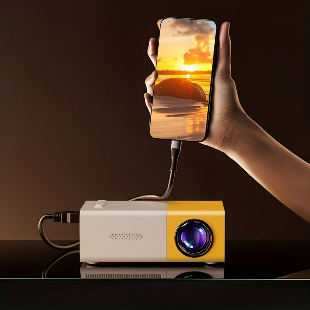 Mini Portable Projector Home Cinema Beamer Compact Video Projector