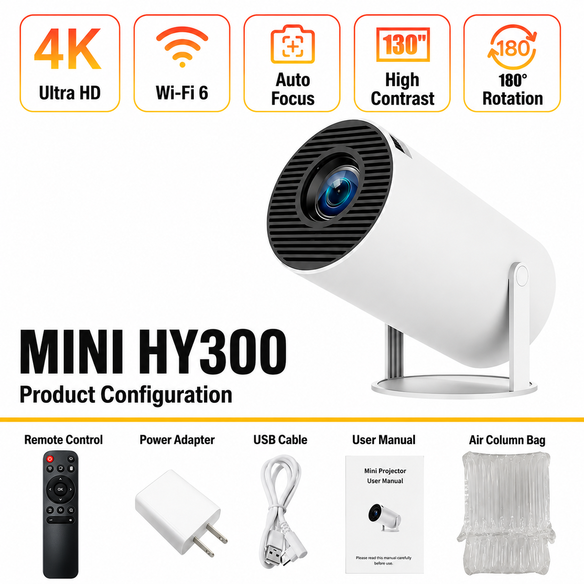 Mini Portable Projector Home Theater Gaming Edition