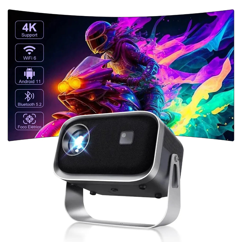 Mini Projector 4K Support Portable Video Projector