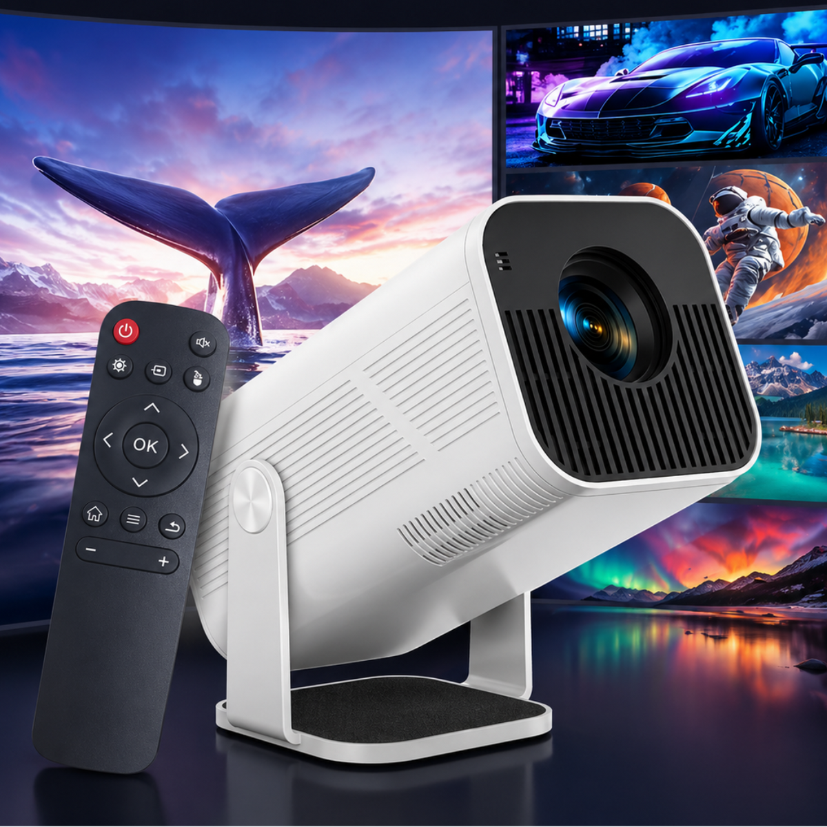 Mini Projector Home Theater Portable LED Video Projector