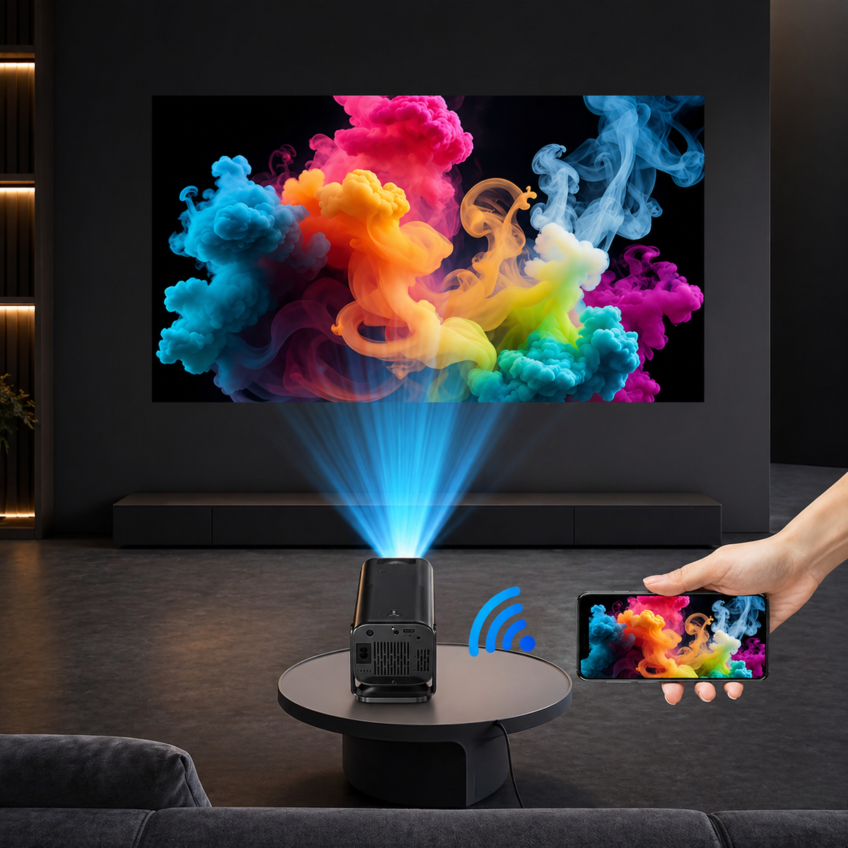 Mini Projector Home Theater Portable LED Video Projector