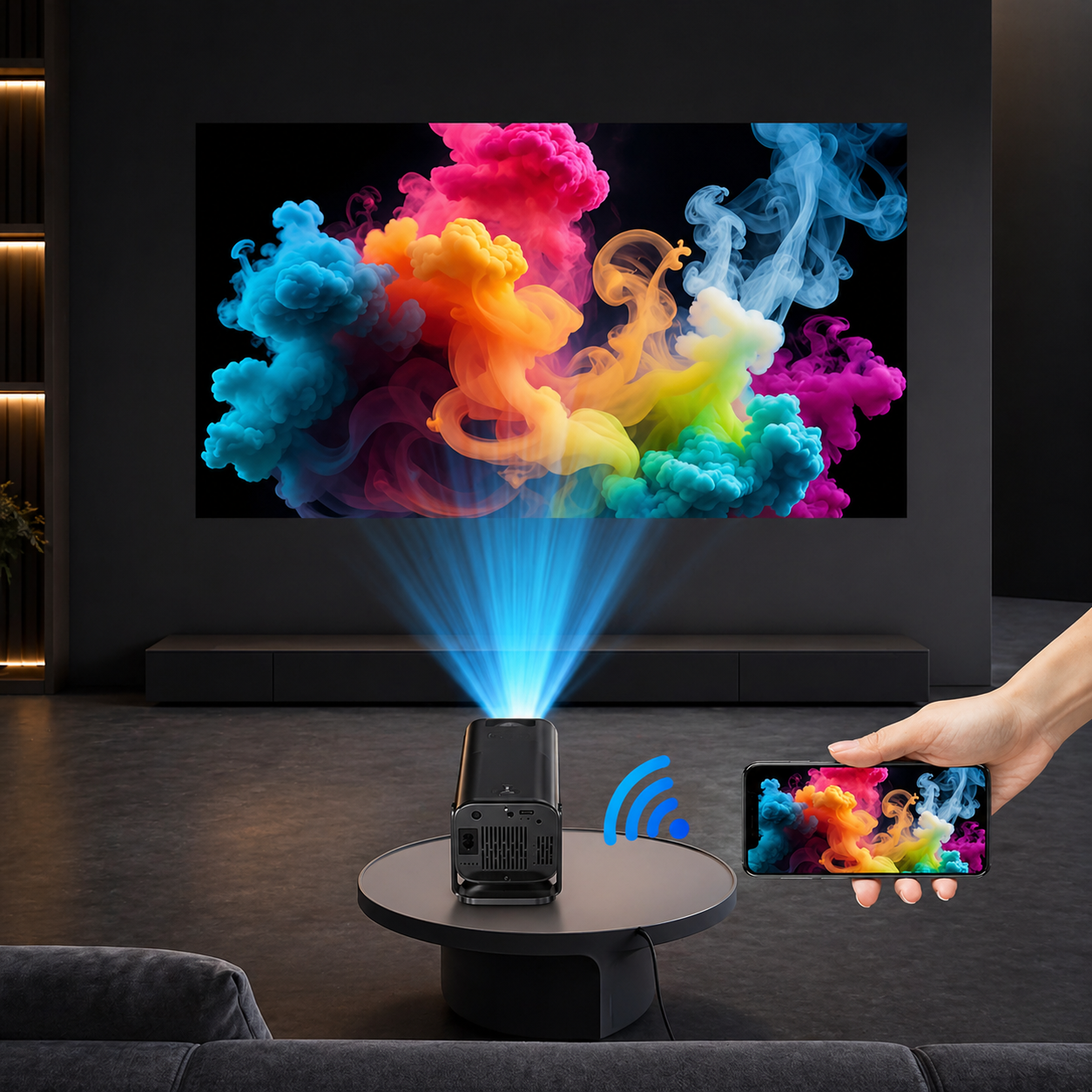 Mini Projector Home Theater Portable LED Video Projector