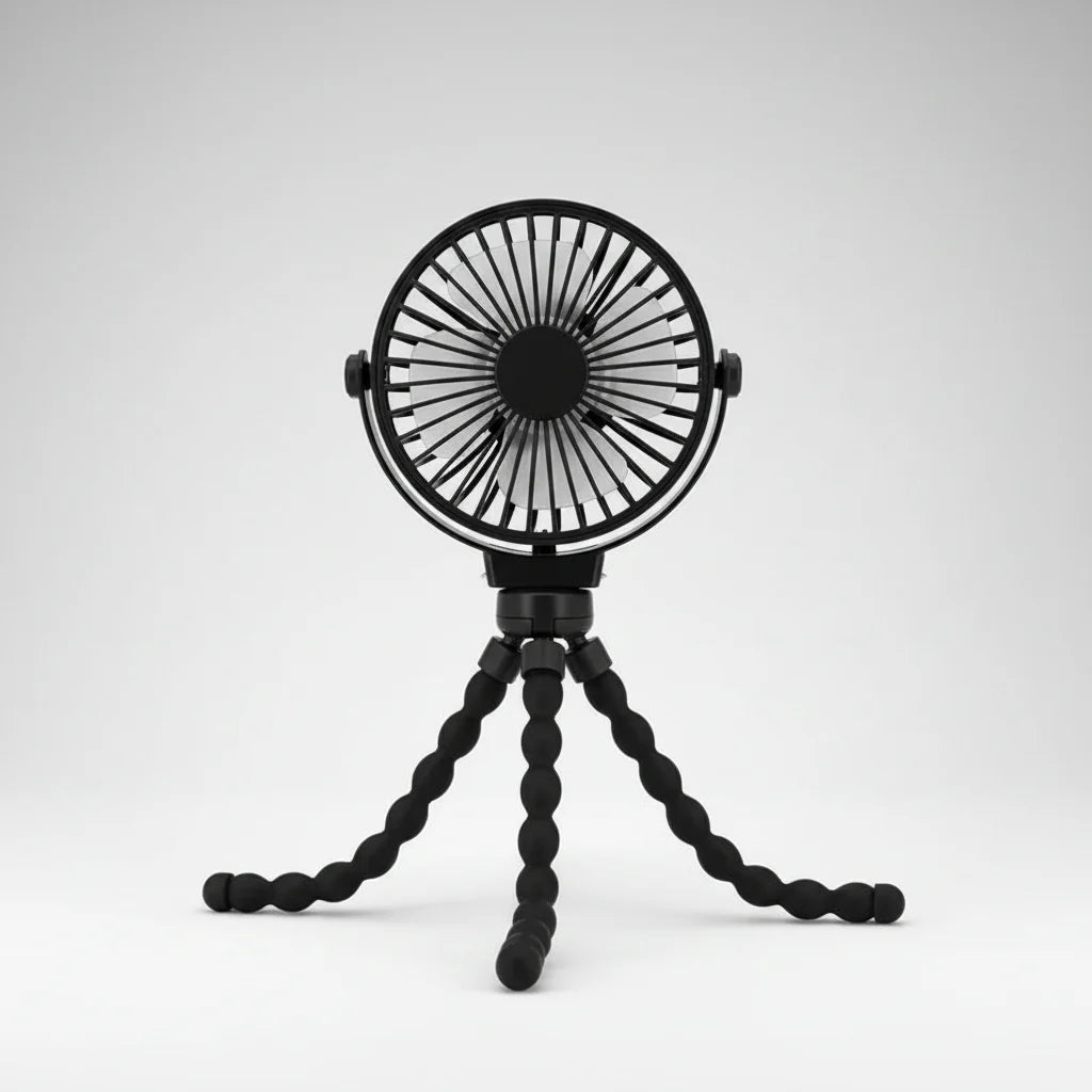 Mini USB Clip-On Flexible Desk Fan