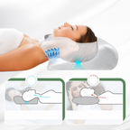 Neck Support Pillow Contour Memory Foam Ergonomic Shape