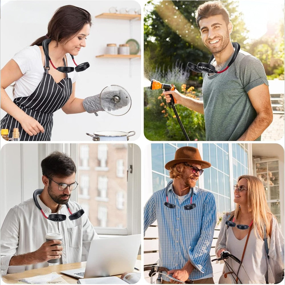 Neckband USB Portable Hands-Free Mini Fan