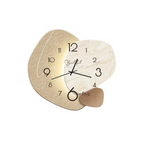Nordic Abstract Wall Clock Decorative with Silent Quartz
