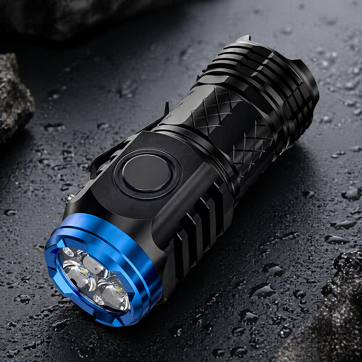 Outdoor Emergency LED Flashlight High Brightness Portable Handheld