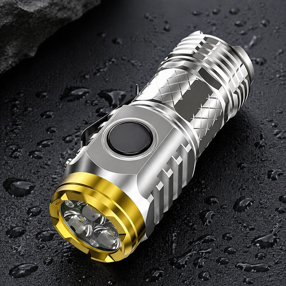 Outdoor Emergency LED Flashlight High Brightness Portable Handheld