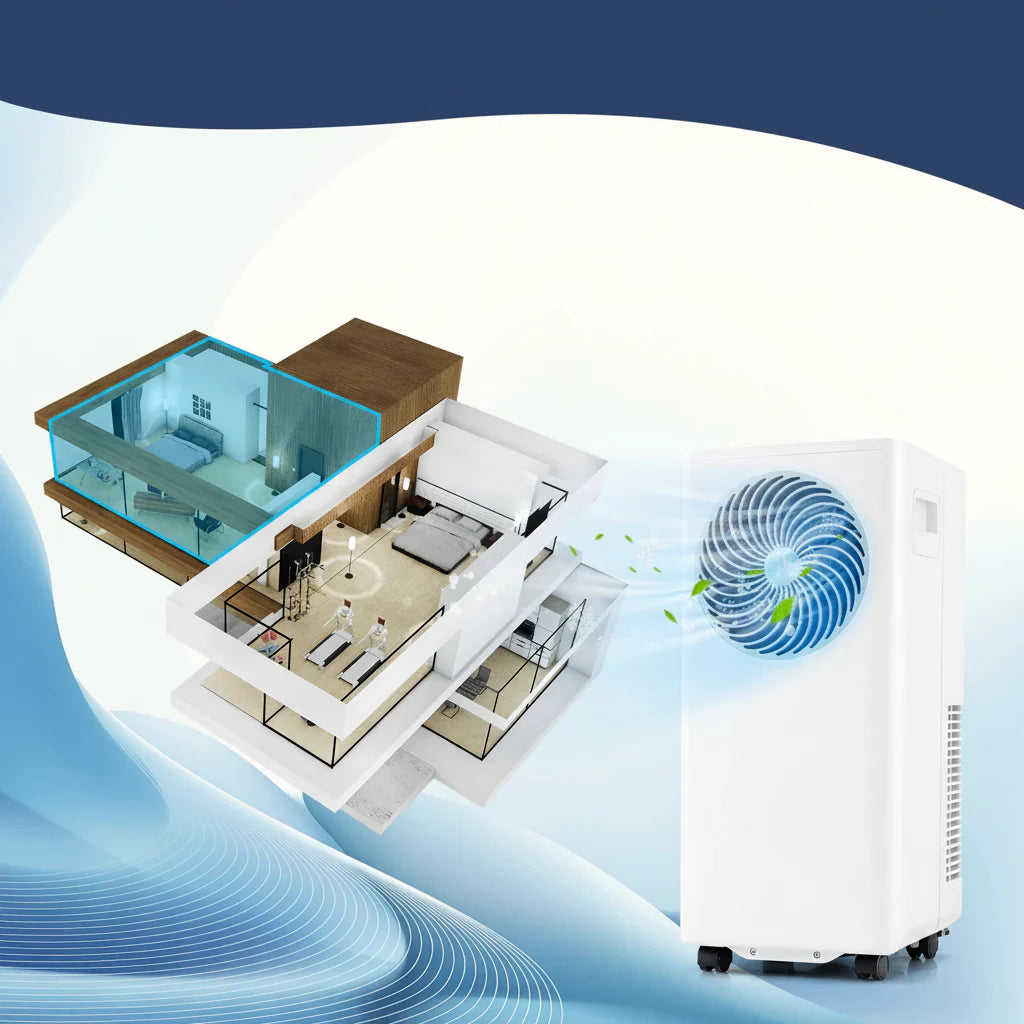 Portable Air Conditioner Unit for Room Cooling Home Office Bedroom