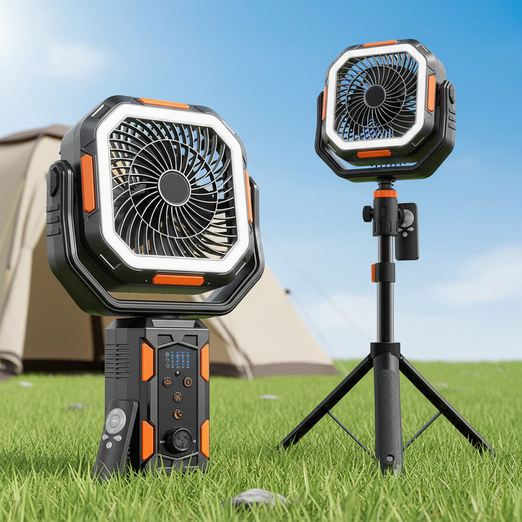 Portable Battery Powered Camping Tent Cooling Fan