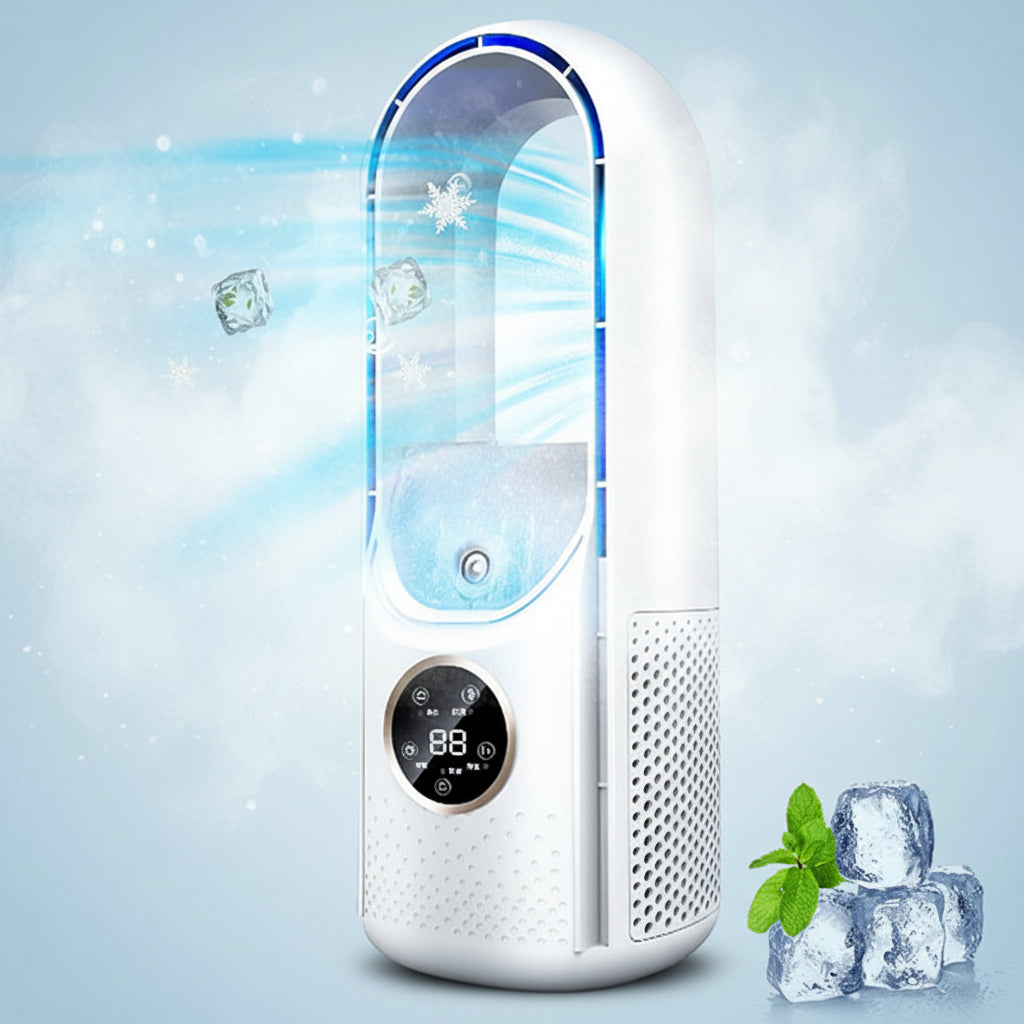 Portable Bladeless Air Conditioner Fan Home Cooling Unit