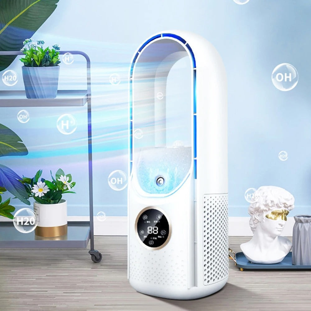 Portable Bladeless Air Conditioner Fan Home Cooling Unit