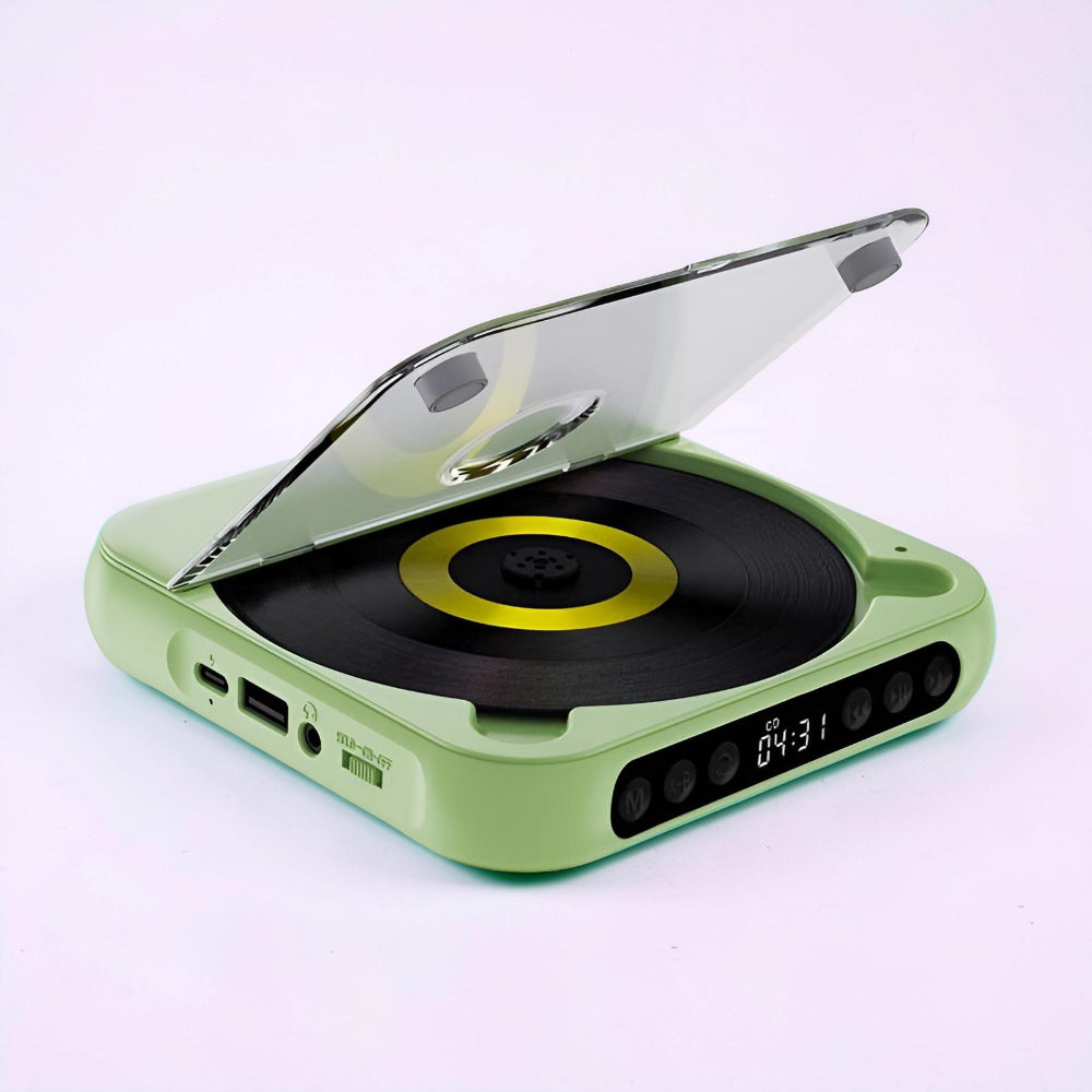 Portable Bluetooth CD Player Rechargeable HiFi Music Player