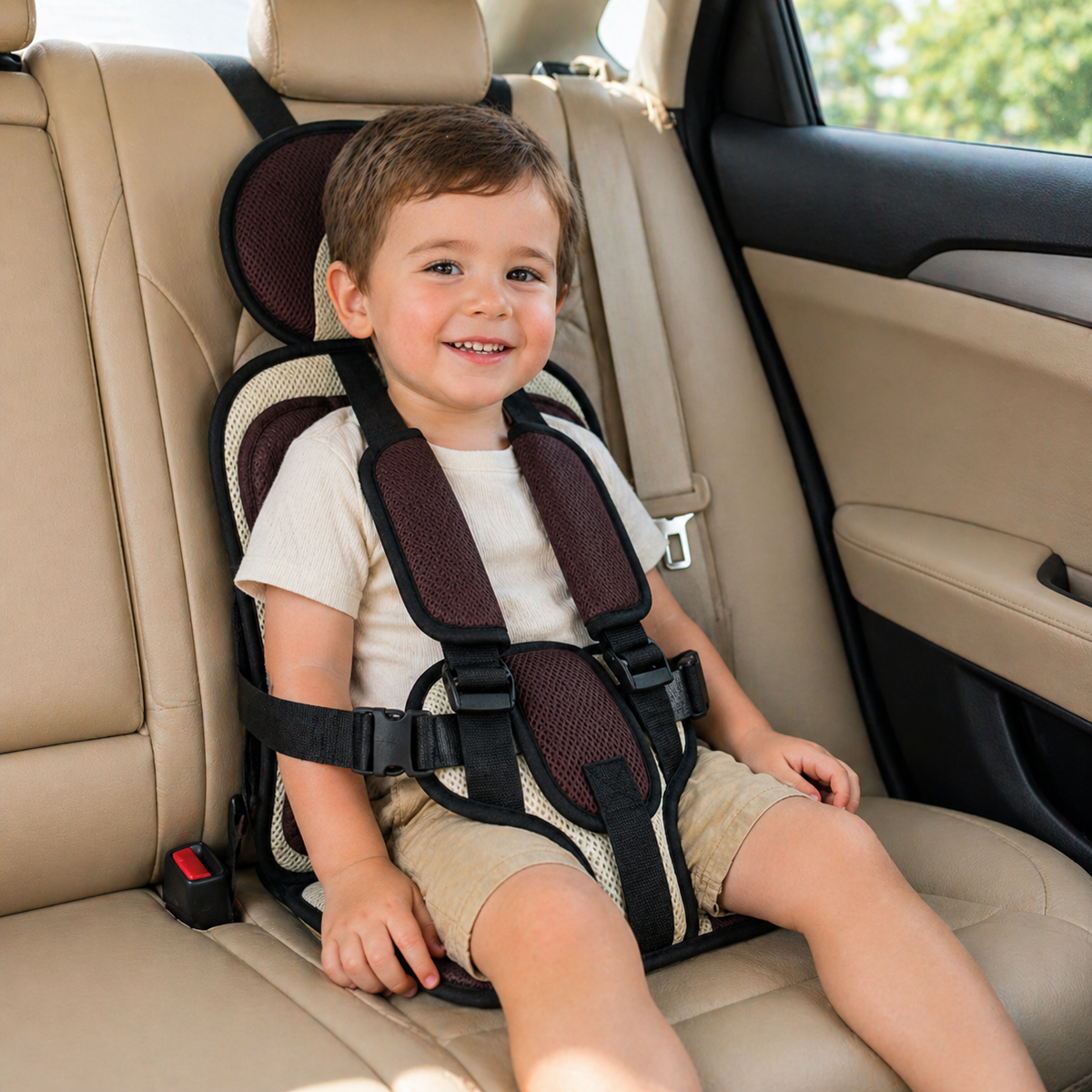 Portable Booster Car Seat for Baby and Child Travel