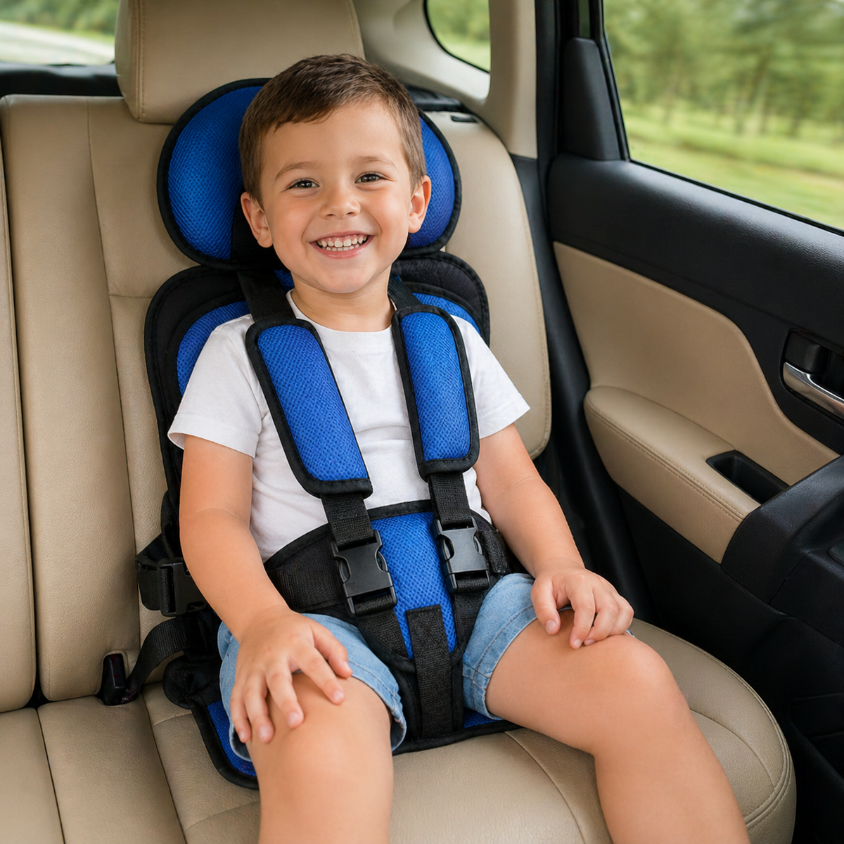Portable Booster Car Seat for Baby and Child Travel