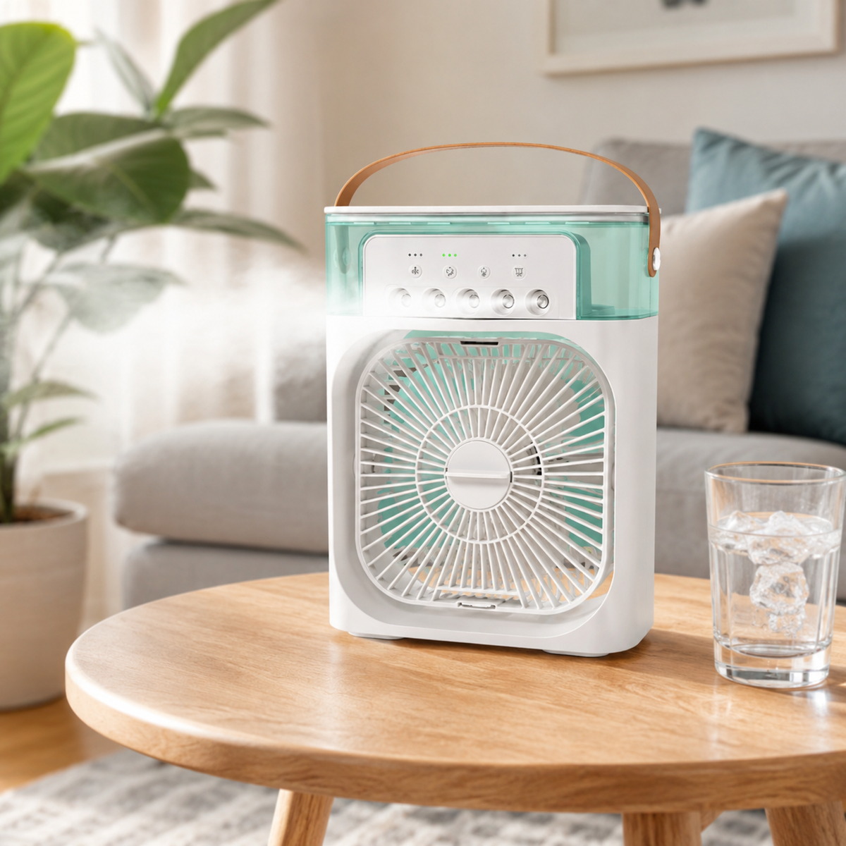 Portable Compact Air Cooler Mobile Evaporative Cooler
