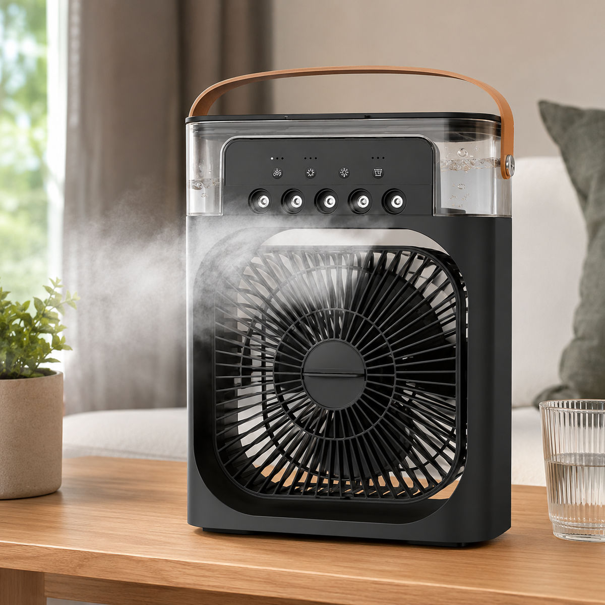 Portable Compact Air Cooler Mobile Evaporative Cooler