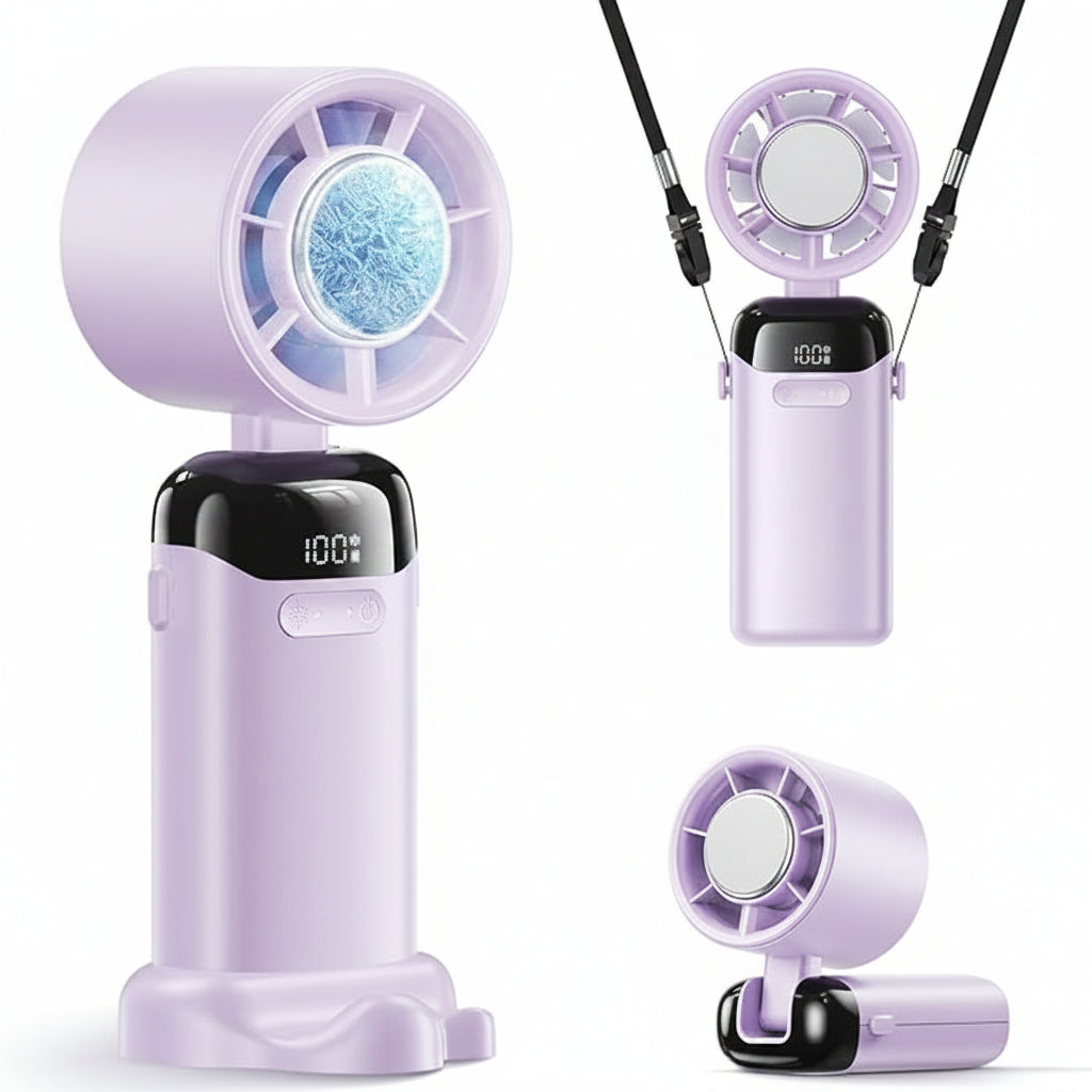 Portable Handheld Mini Fan with Stand Personal Cooling Fan