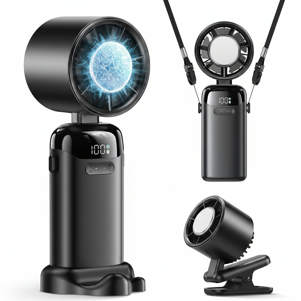 Portable Handheld Mini Fan with Stand Personal Cooling Fan