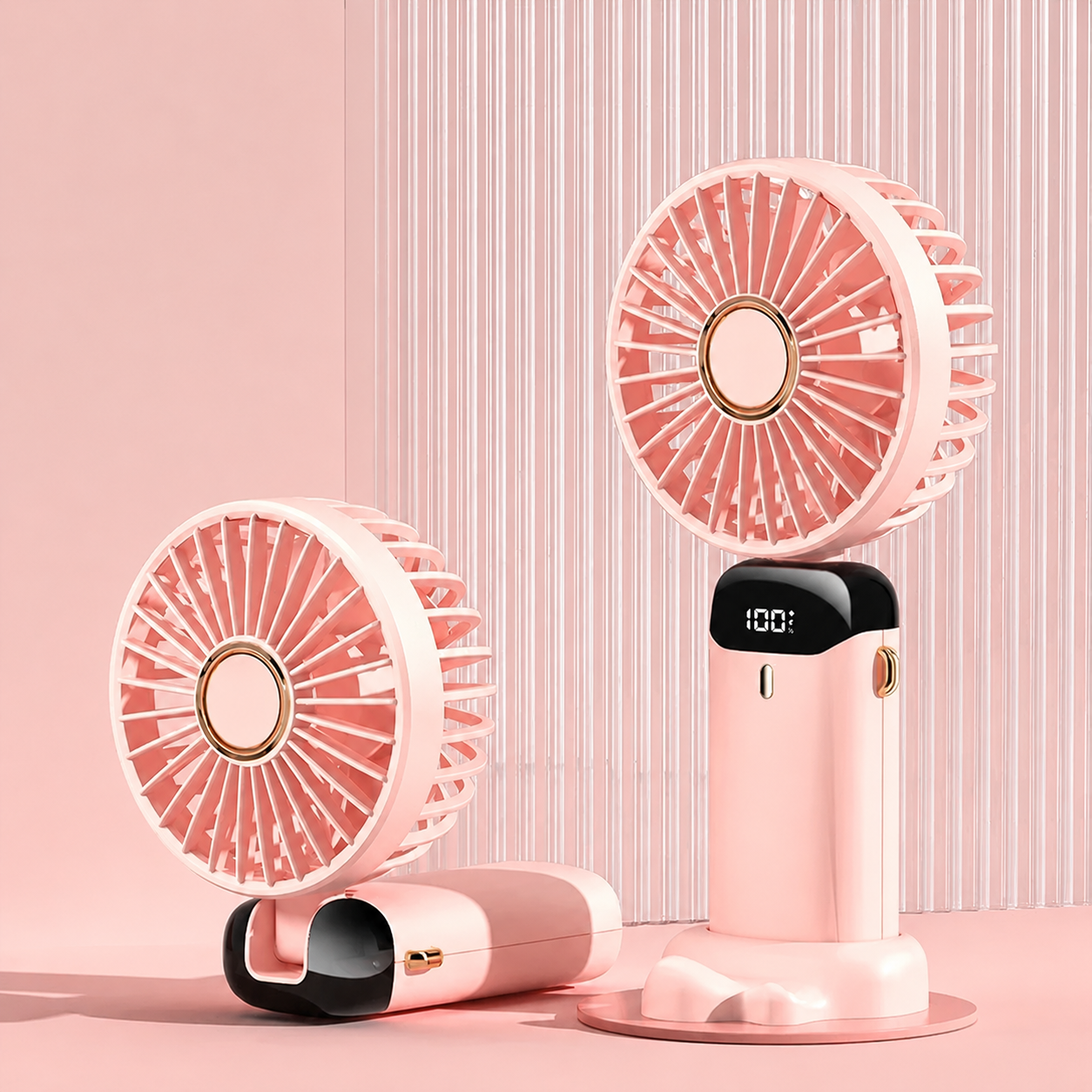 Portable Handheld USB Rechargeable Table Fan