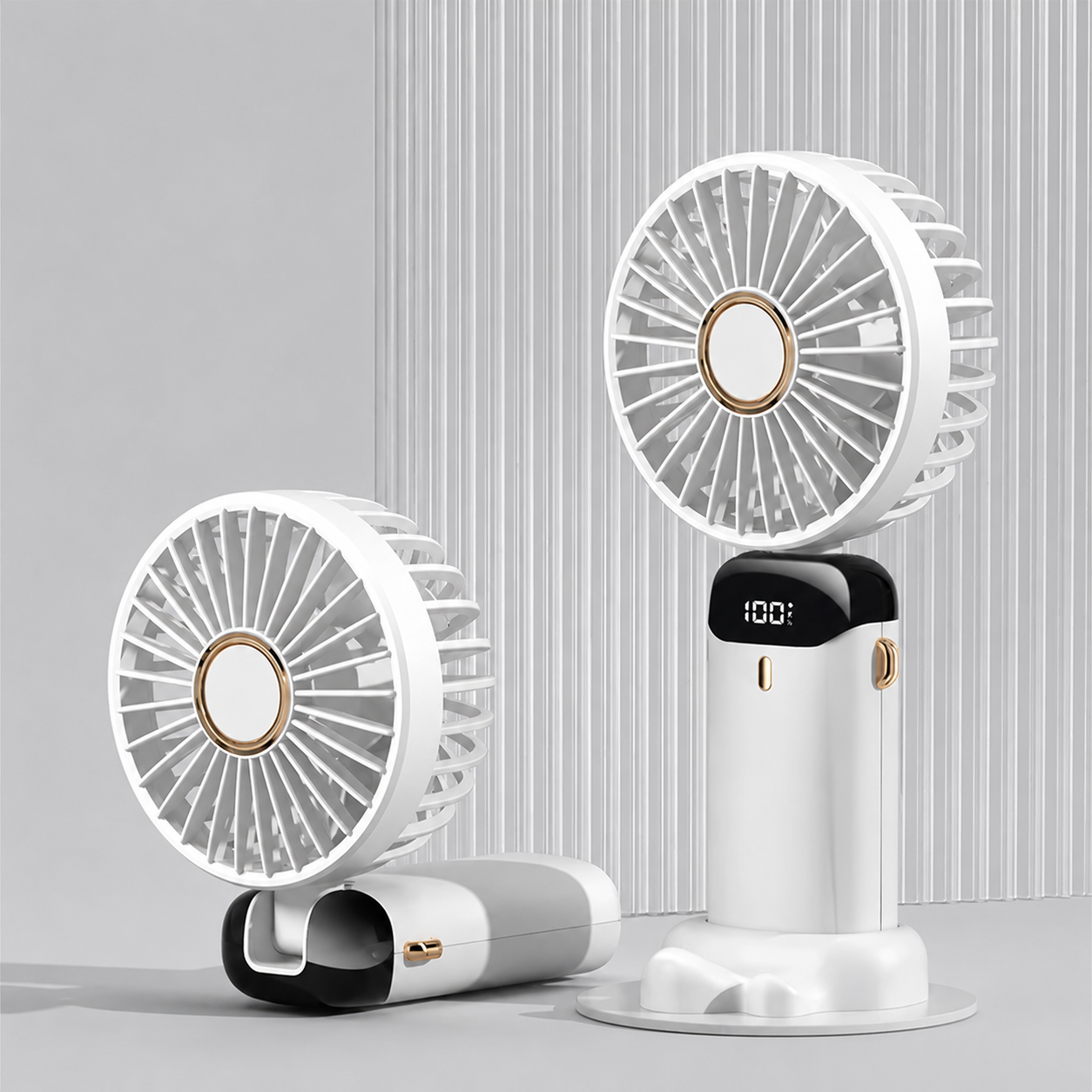 Portable Handheld USB Rechargeable Table Fan