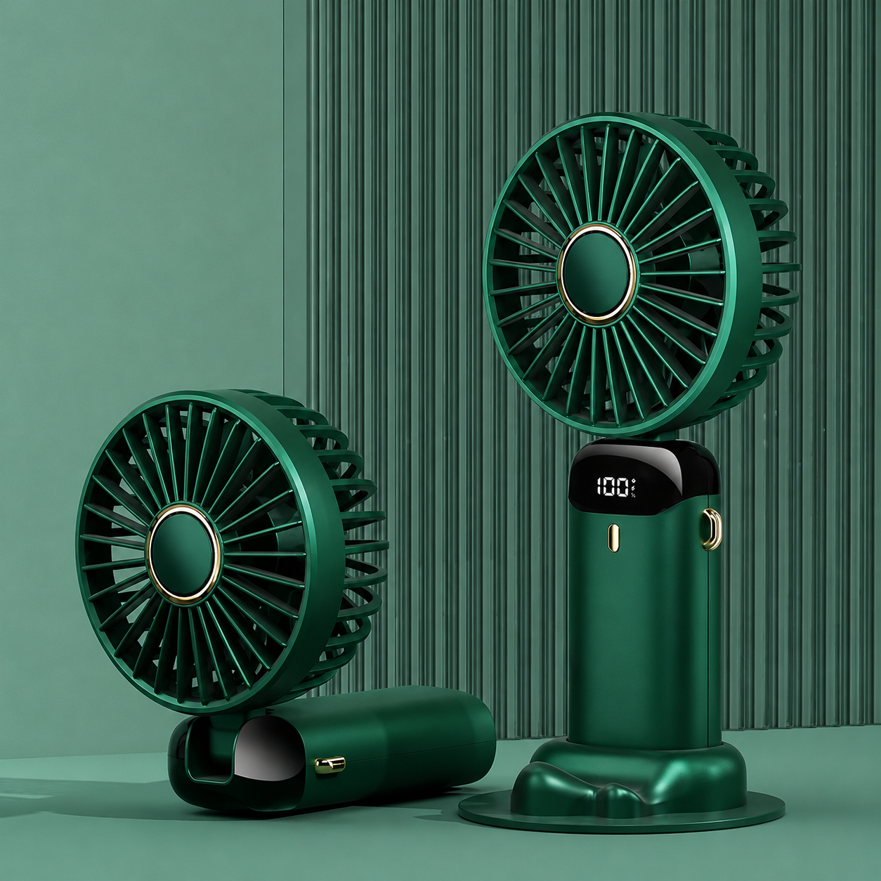 Portable Handheld USB Rechargeable Table Fan