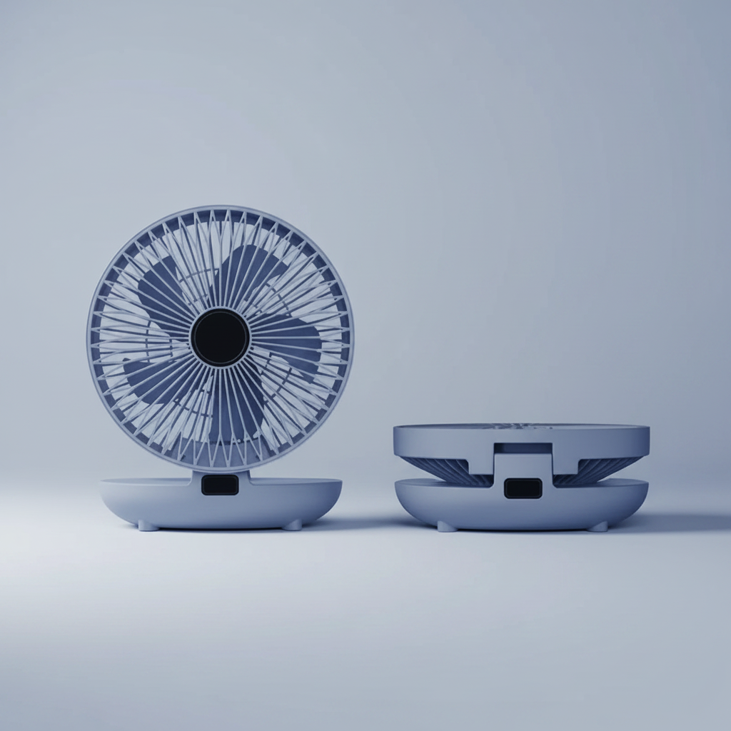 Portable Handheld USB Table Fan Compact Cooling Fan