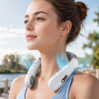 Portable Hands-Free Neck Fan with Rechargeable Battery