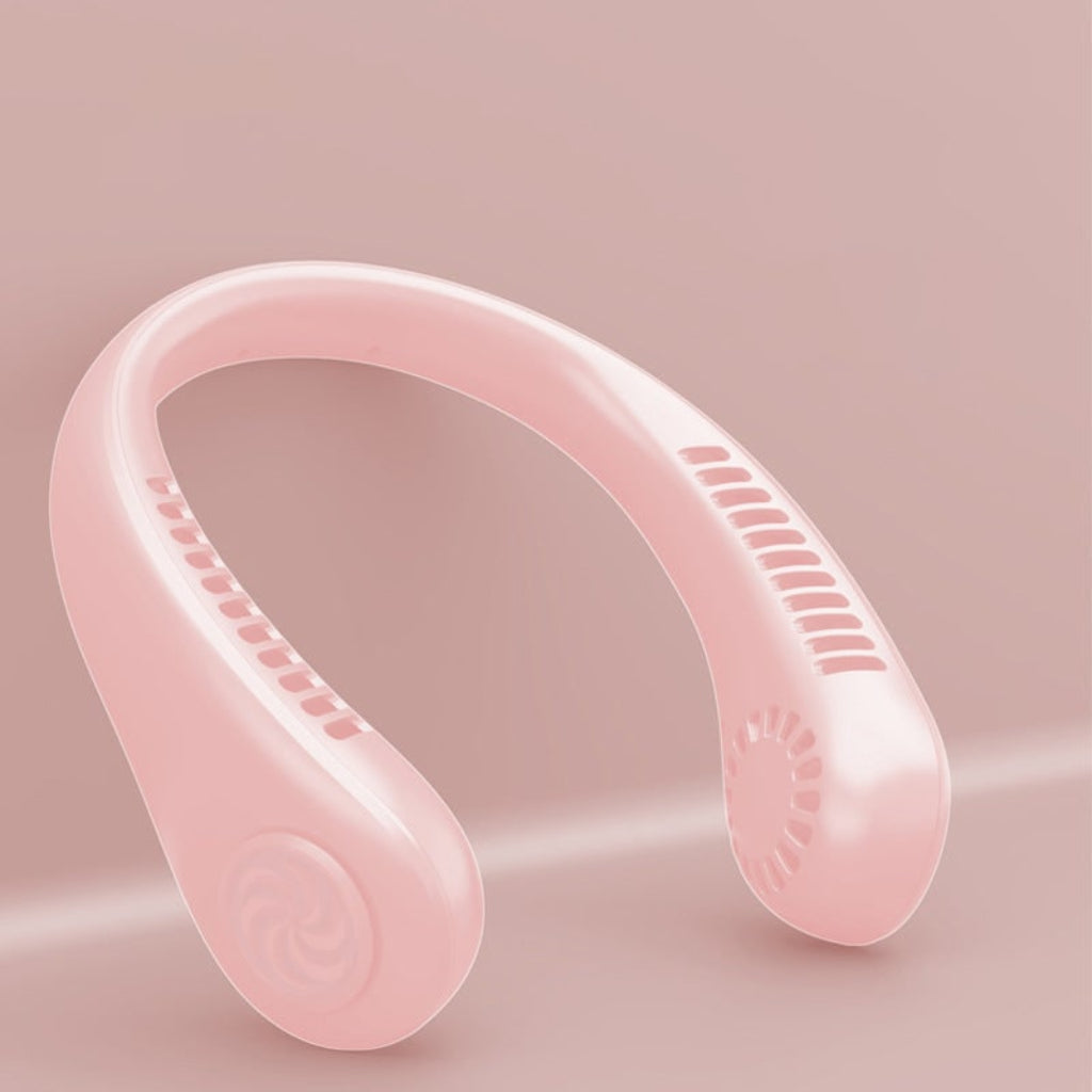 Portable Hands-Free Neckband Fan Personal Cooling Fan for Women