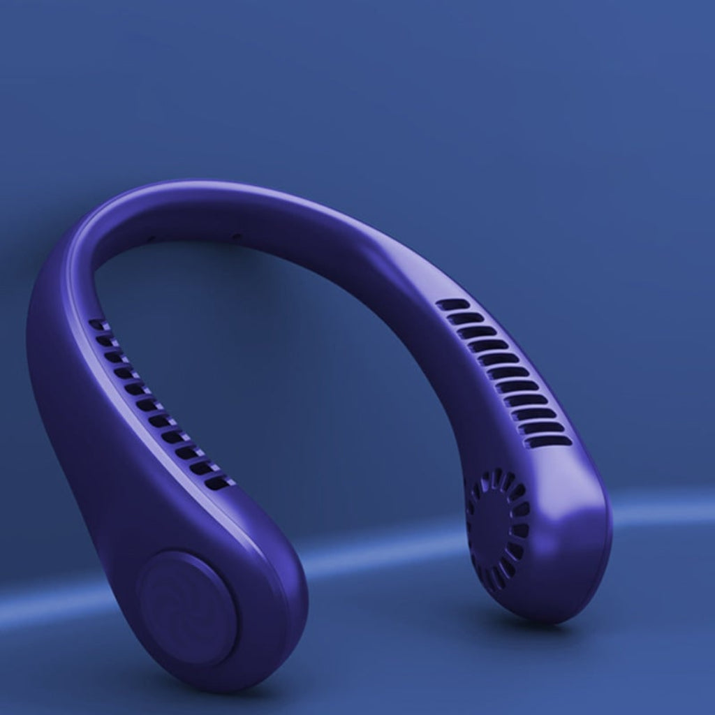 Portable Hands-Free Neckband Fan Personal Cooling Fan for Women