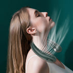 Portable Hands-Free Neckband Fan Personal Cooling Fan for Women