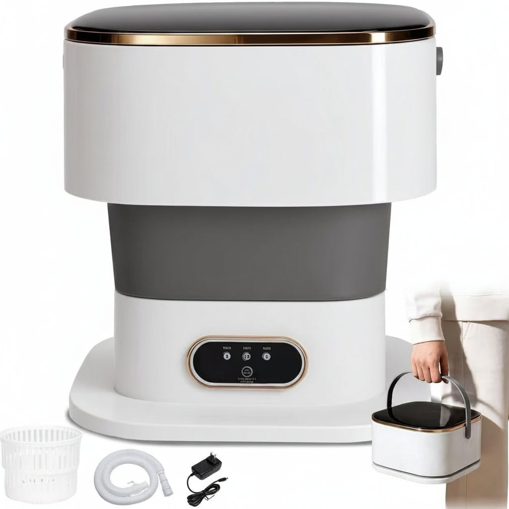 Portable Mini Compact Washing Machine for Travel and Camping