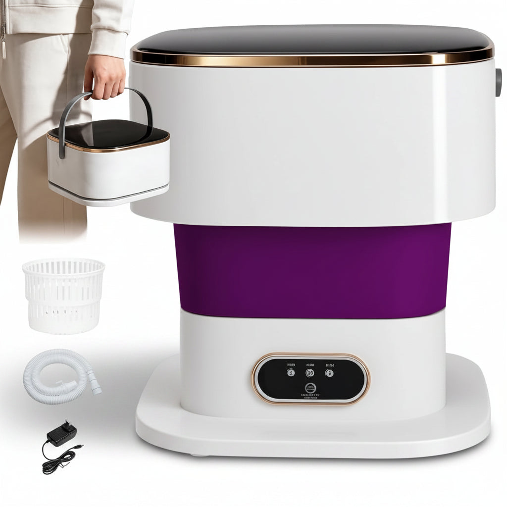 Portable Mini Compact Washing Machine for Travel and Camping