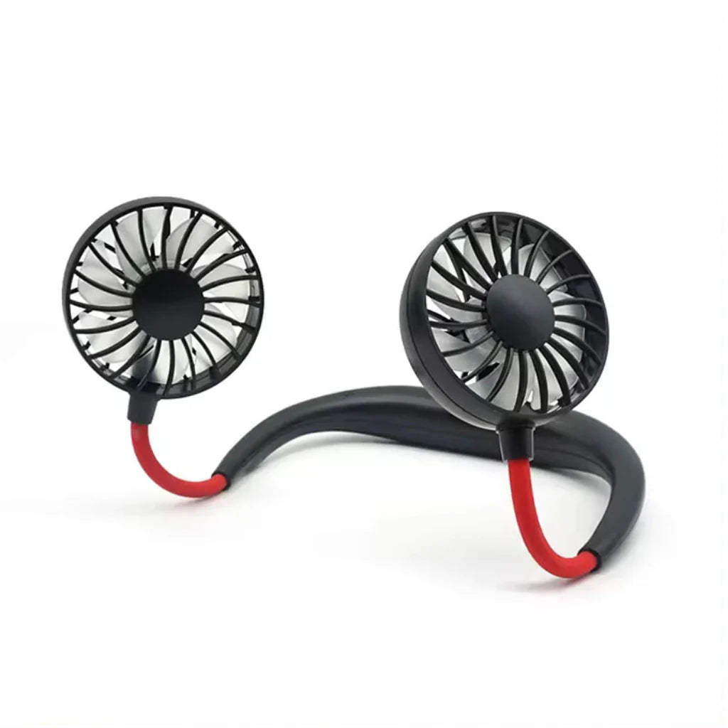Portable Rechargeable Neck Fan Quiet Personal Cooling Device