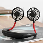 Portable Rechargeable Neck Fan Quiet Personal Cooling Device