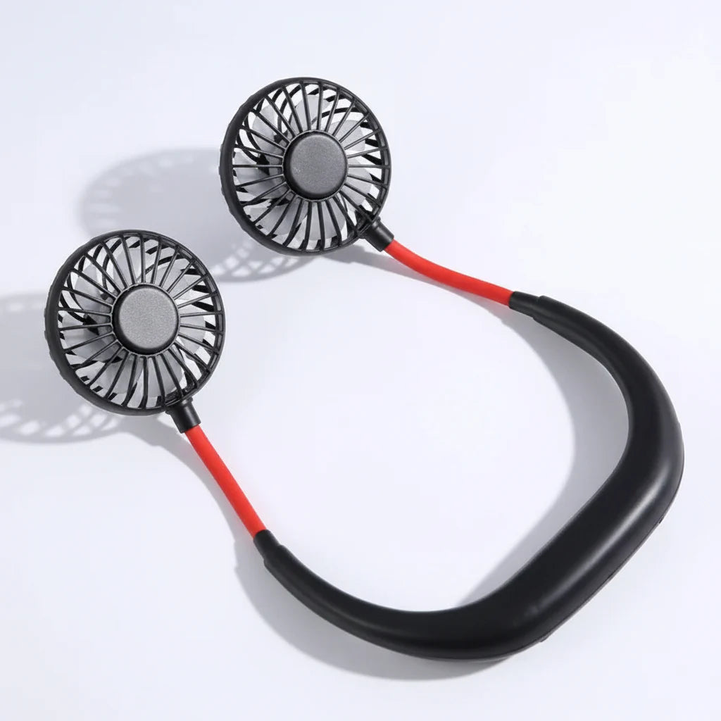 Portable USB Neckband Fan Personal Cooling Fan