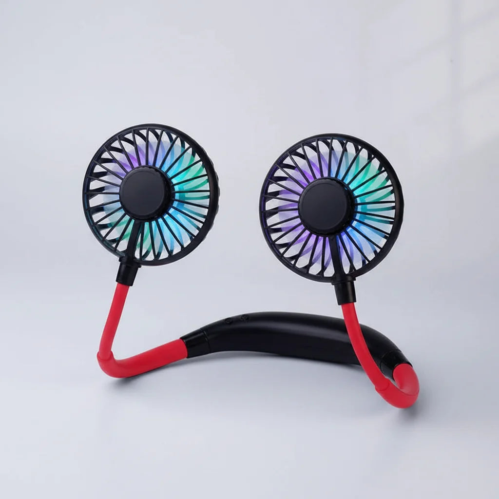 Portable USB Neckband Fan Personal Cooling Fan