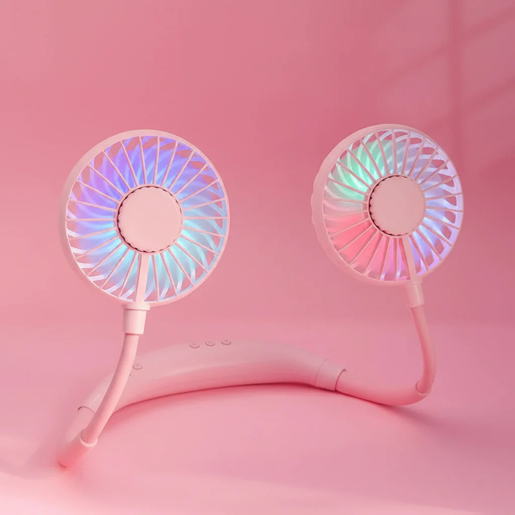 Portable USB Neckband Fan Personal Cooling Fan