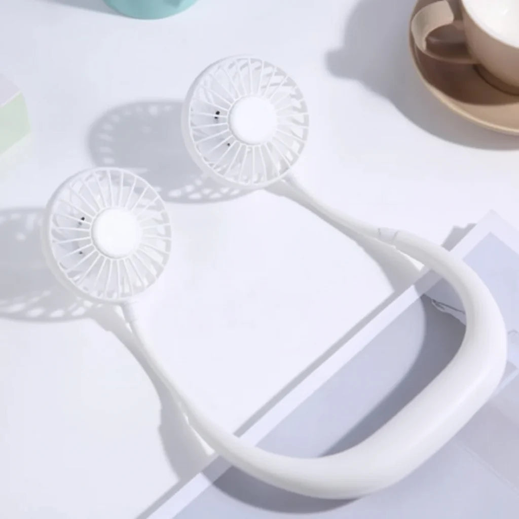 Portable USB Neckband Fan Personal Cooling Fan