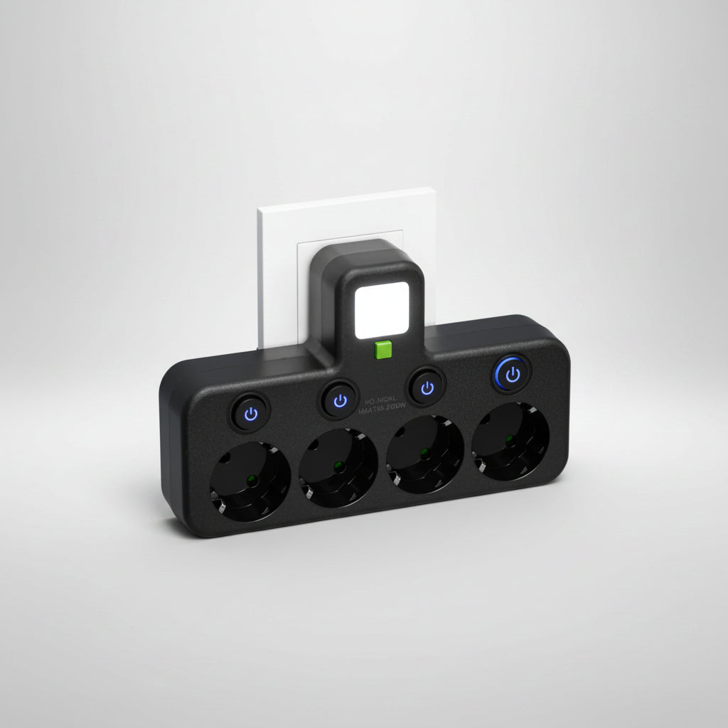 Power Strip Adapter Multi Socket Extension Plug
