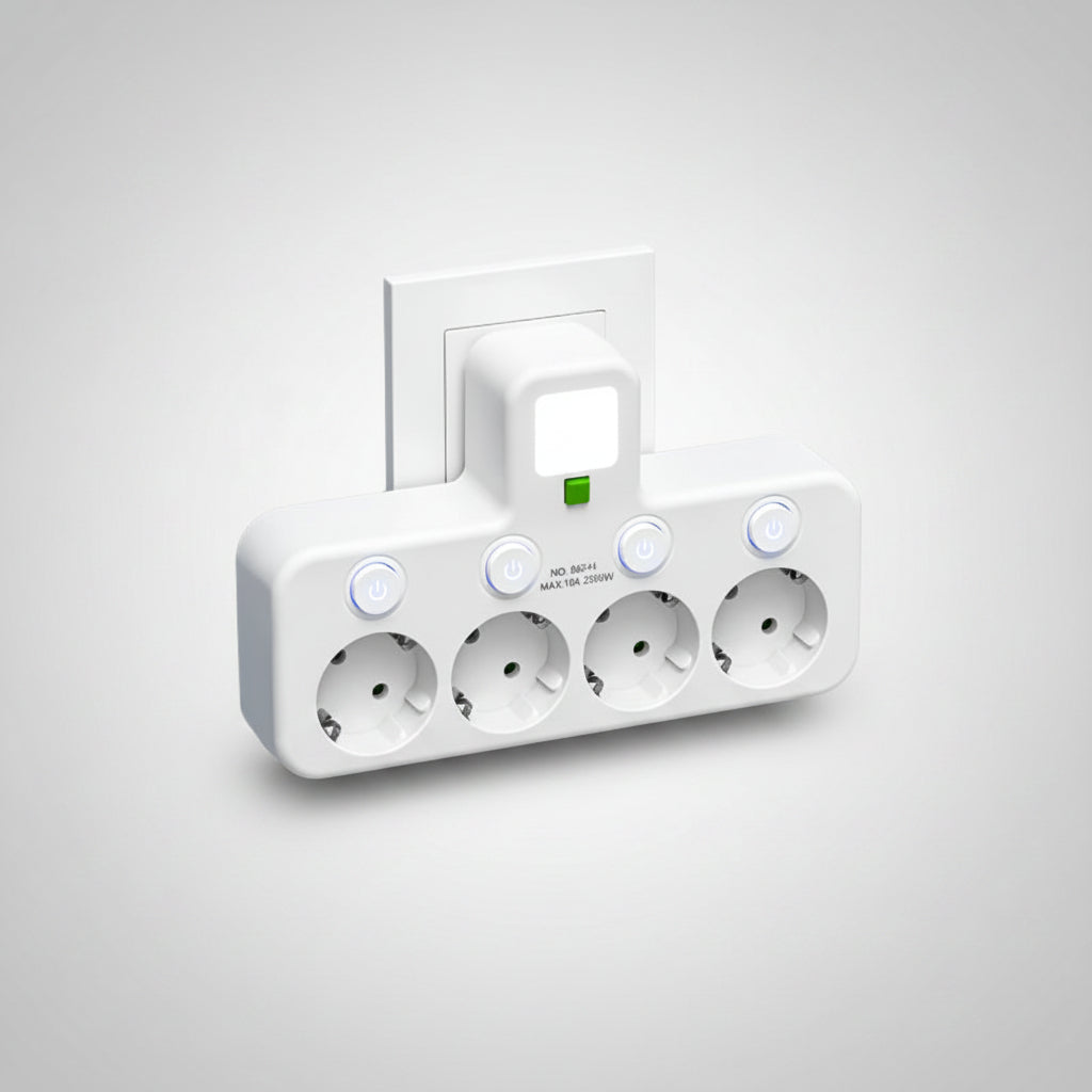 Power Strip Adapter Multi Socket Extension Plug