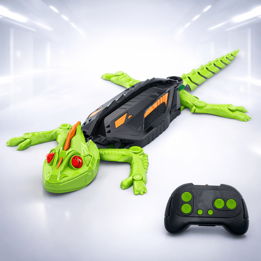 Remote Control Robotic Lizard Toy with LED Eyes