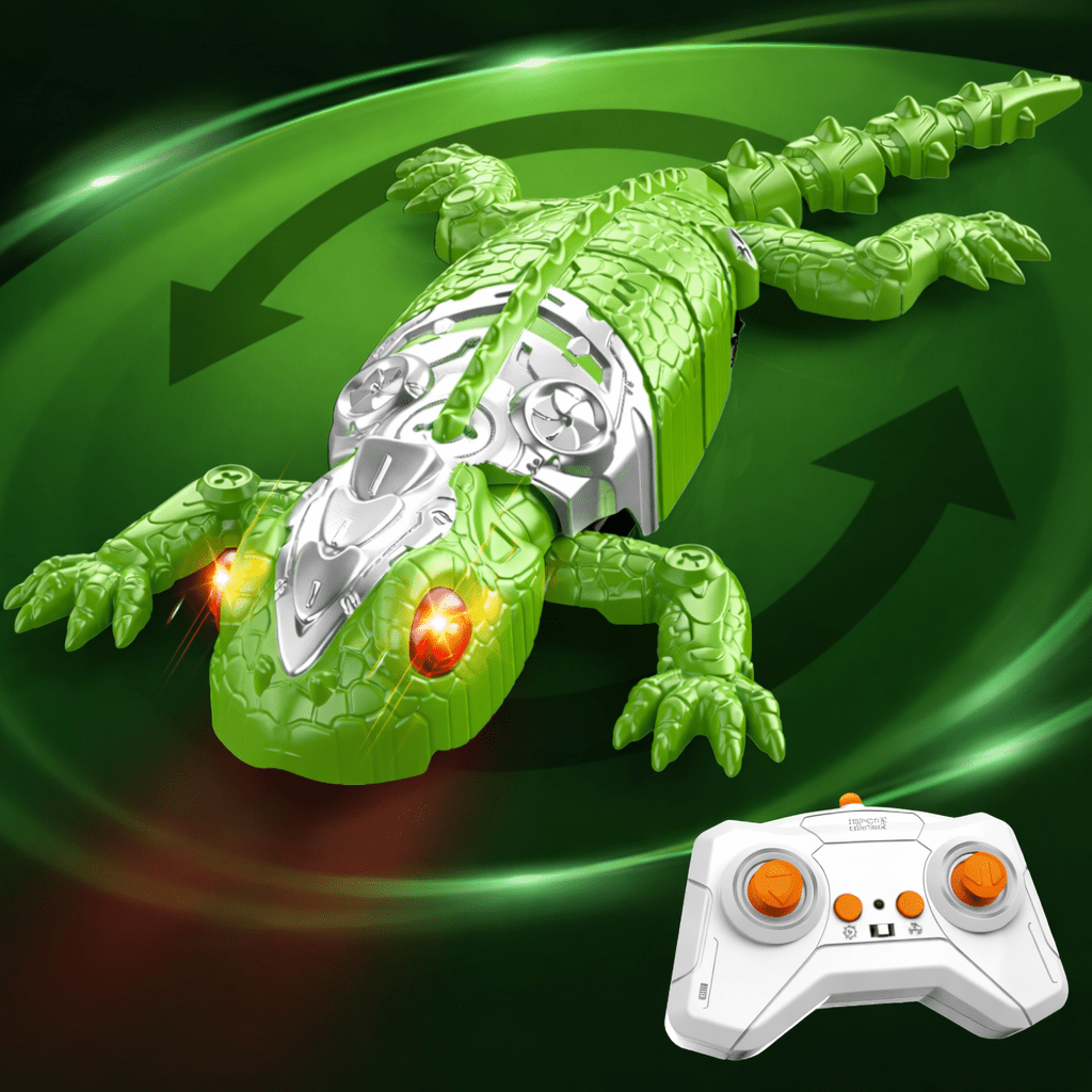 Remote Control Robotic Lizard Toy with LED Eyes