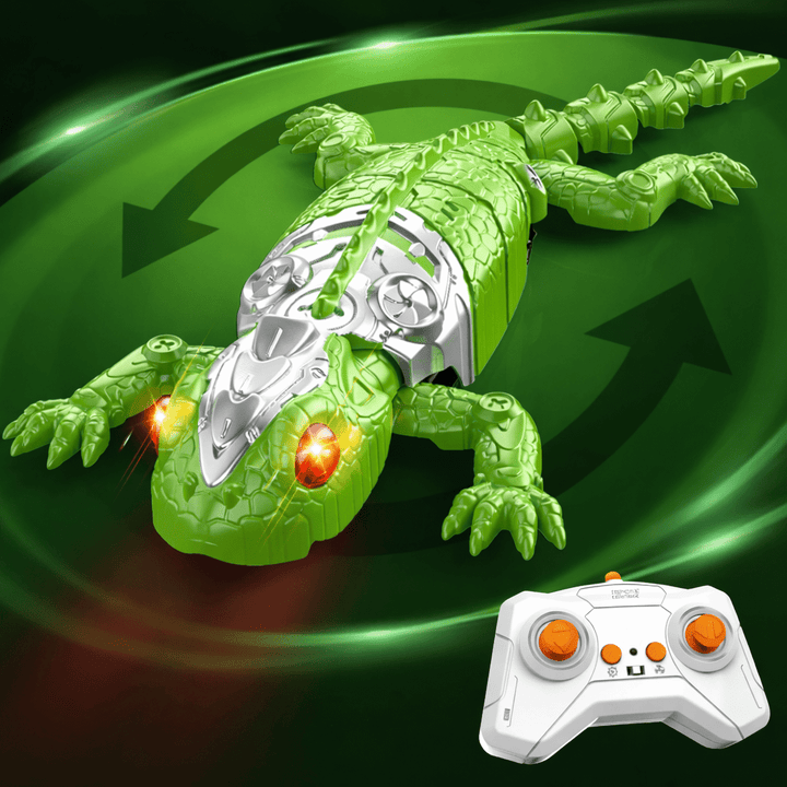 Remote Control Robotic Lizard Toy with LED Eyes