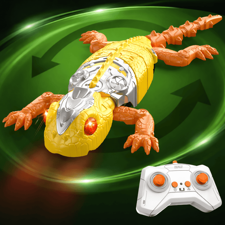 Remote Control Robotic Lizard Toy with LED Eyes