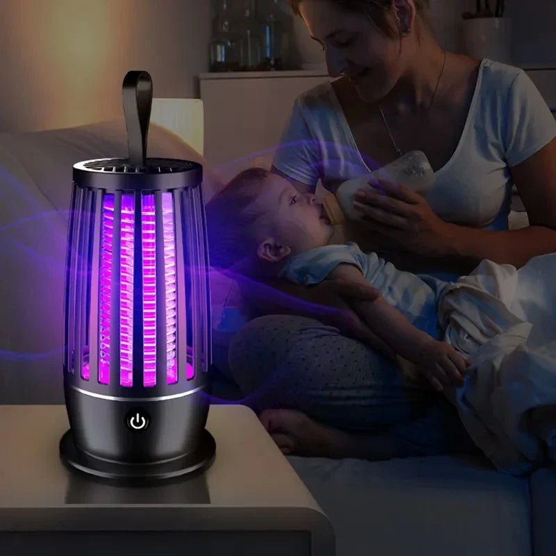 USB Electric Mosquito Killer Lamp Silent Insect Trap Indoor Outdoor