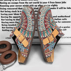 Women's Boho Mandala Cork Clog Mules