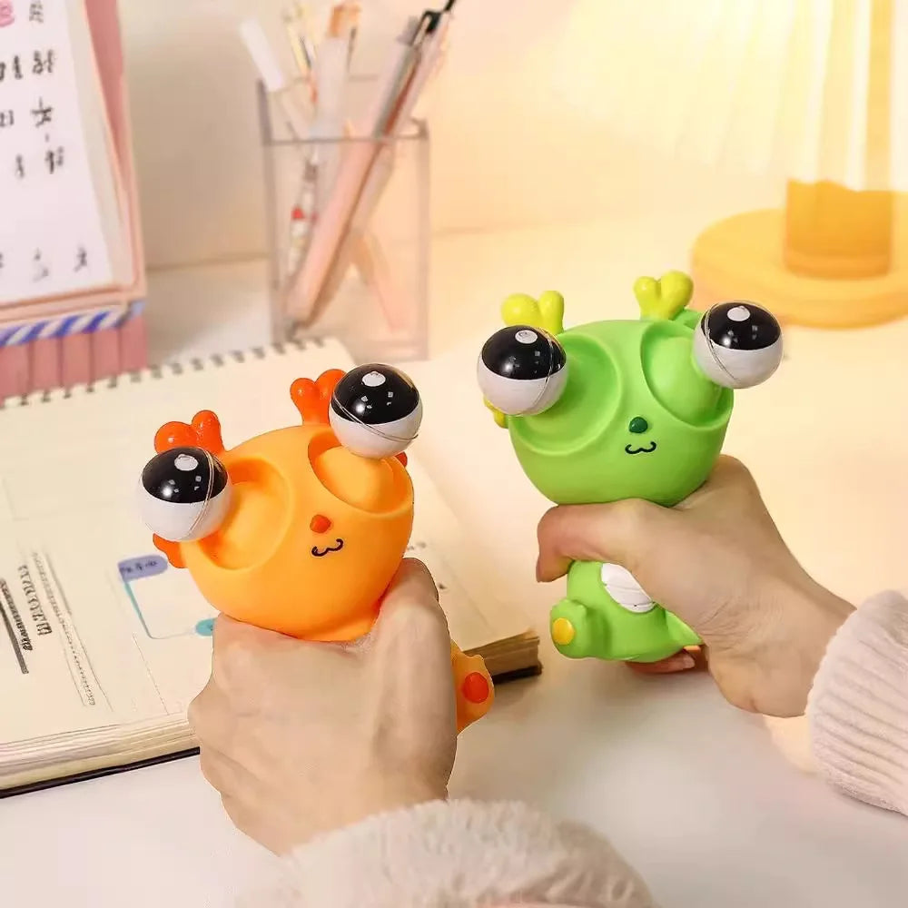 Dragon Pop-Eye Squeeze Toy – Sensory Stress Relief Fidget
