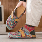 Women's Boho Mandala Cork Clog Mules